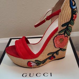 Gucci Wedge Sandals